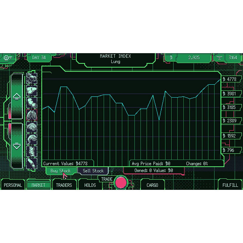 Space Warlord Organ Trading Simulator