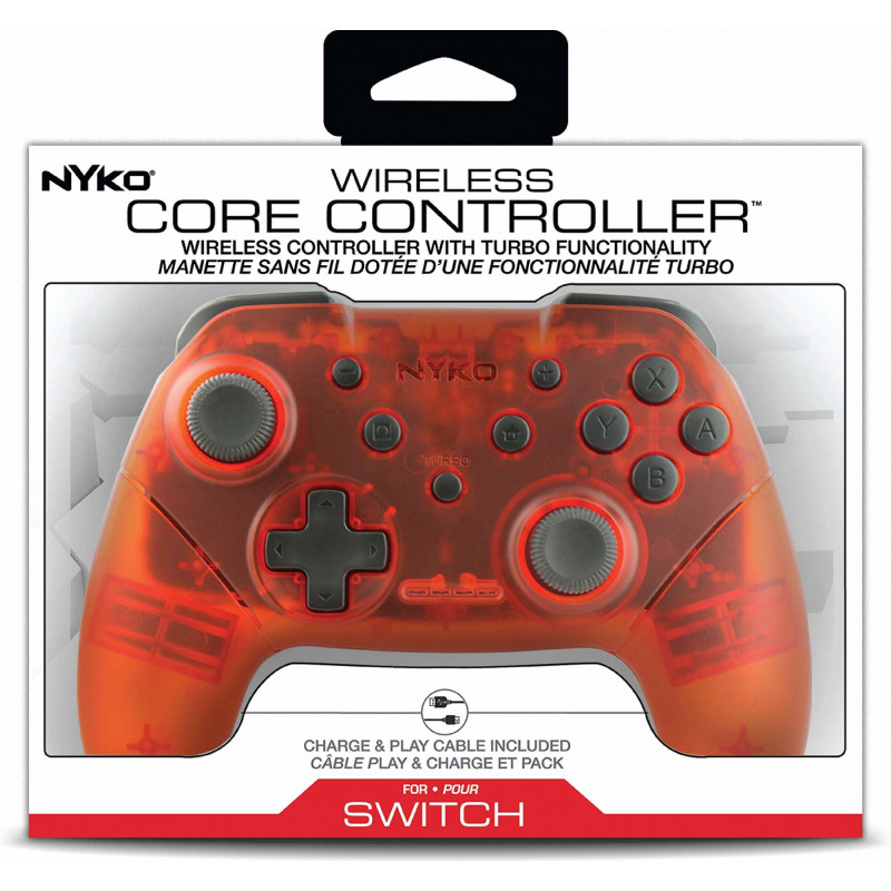 Wireless Core Controller for Nintendo Switch (Red)