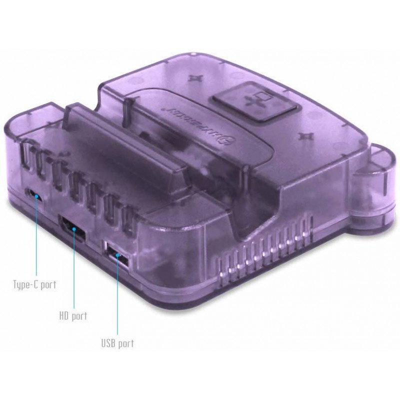 Hyperkin Retron S64 Console Dock for Nintendo Switch (Purple)