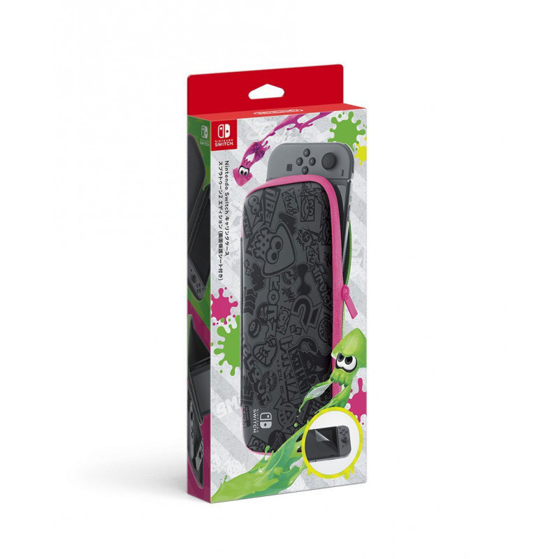 Nintendo Switch Carrying Case & Screen Protector (Splatoon 2 Edition)