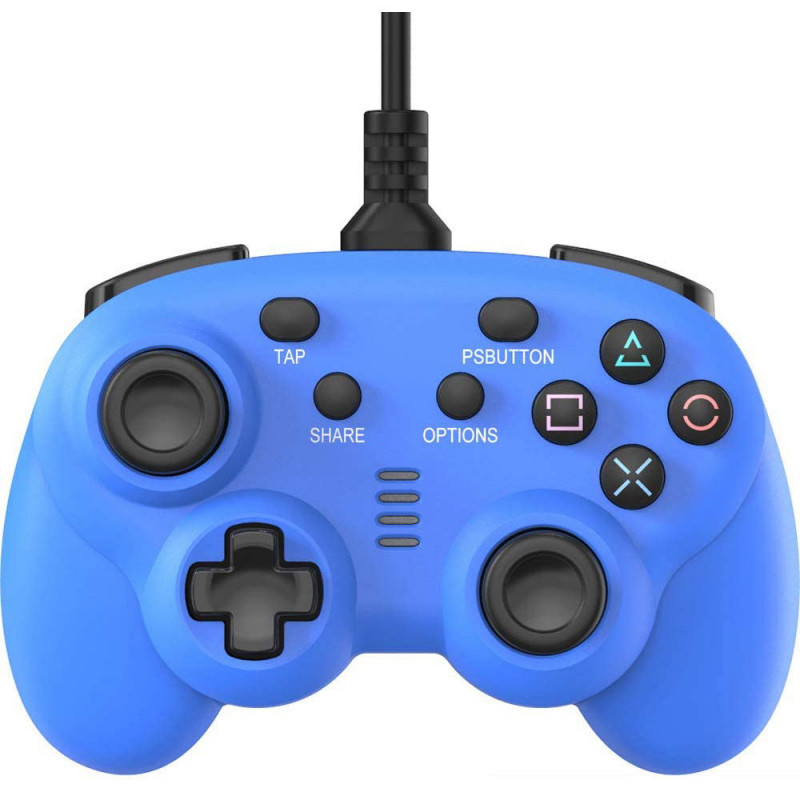 CYBER ? Wired Controller Mini for PlayStation 4 / Nintendo Switch (Blue)