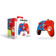 Faceoff Deluxe Wired Pro Controller for Nintendo Switch (Red/Blue Mario)