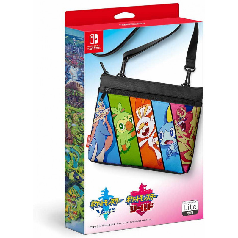 Sacoche Bag for Nintendo Switch Lite (Pokemon Sword and Shield)