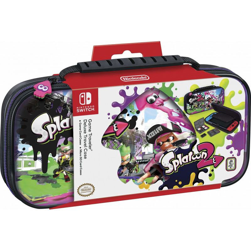 Game Traveler Deluxe Travel Case Splatoon 2 for Nintendo Switch