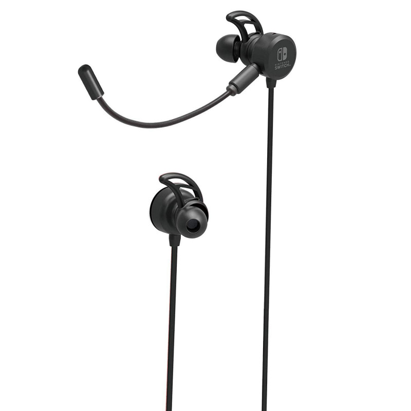 Hori Gaming Headset In-Ear for Nintendo Switch (Black)