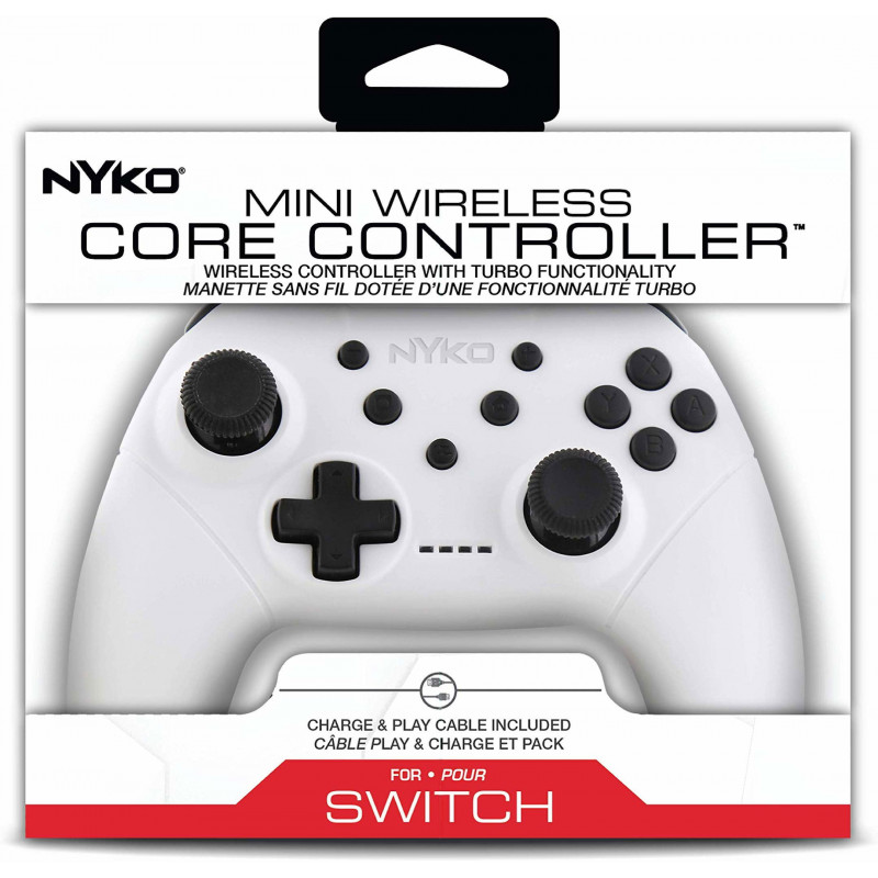 Mini Wireless Core Controller for Nintendo Switch (White)