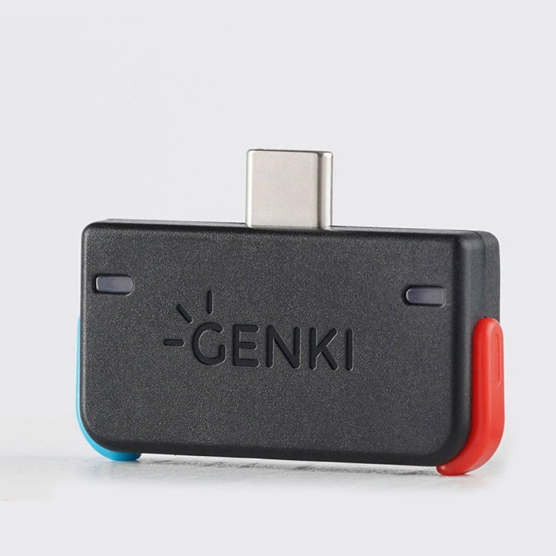 Genki Audio Bluetooth Adapter for Nintendo Switch (Neon)