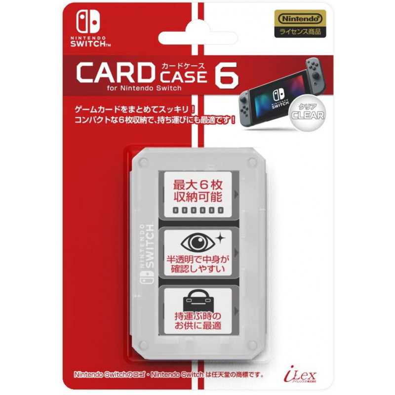 Nintendo Switch Card Case 6 (Clear)