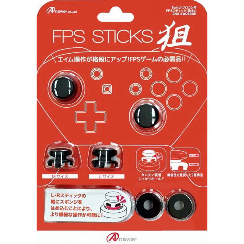 FPS Stick Aim for Nintendo Switch Pro Controller (Black)