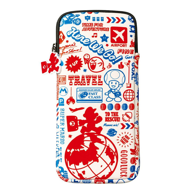 Super Mario Multi Pouch for Nintendo Switch (Travel Pattern)