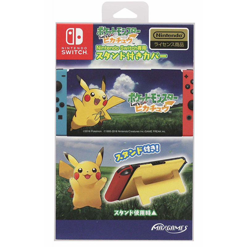 Pocket Monsters Let's Go! Pikachu Stand Cover for Nintendo Switch