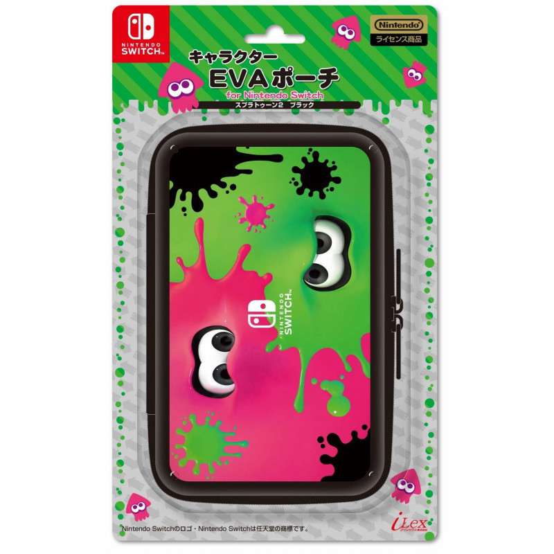 Splatoon 2 EVA Pouch for Nintendo Switch (Black)