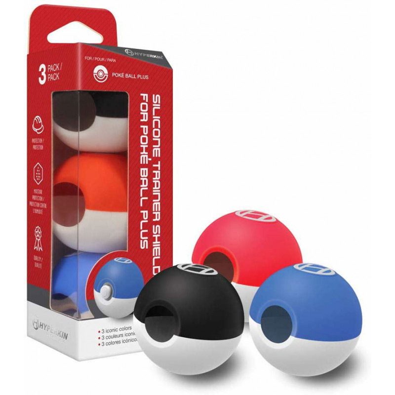 Hyperkin Silicone Trainer Shields for Poké Ball Plus (3-Pack)