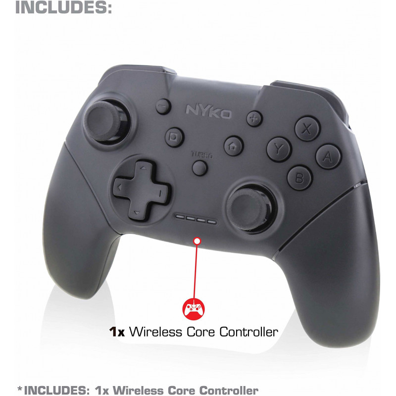 Wireless Core Controller for Nintendo Switch (Black)