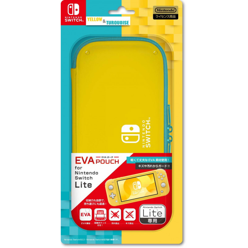 EVA Pouch for Nintendo Switch Lite (Yellow x Turquoise)