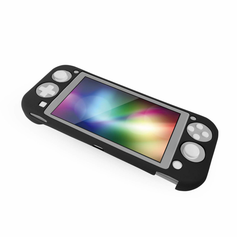 Silicon Grip Cover for Nintendo Switch Lite (Black)