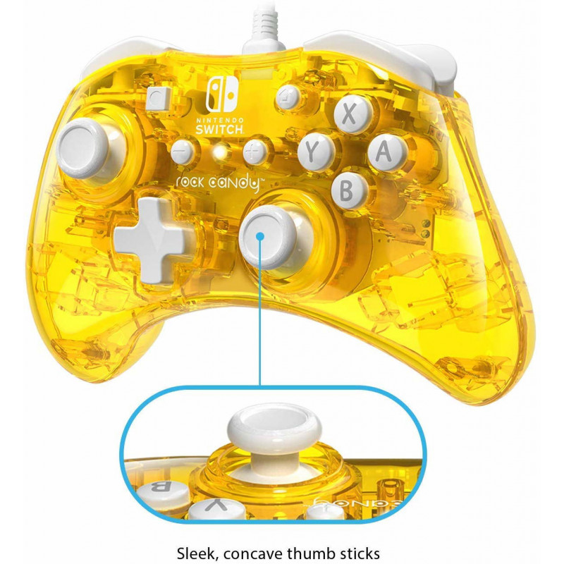 Rock Candy Wired Controller for Nintendo Switch (Pineapple Pop)