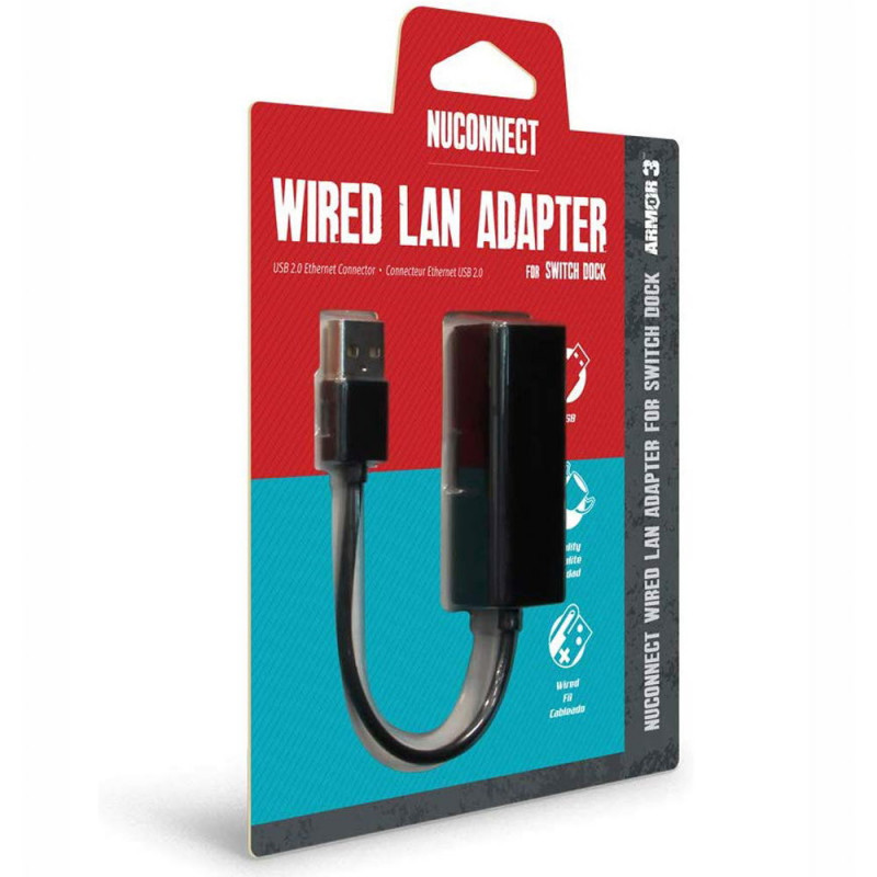 NuConnect Wired LAN Adapter for Nintendo Switch