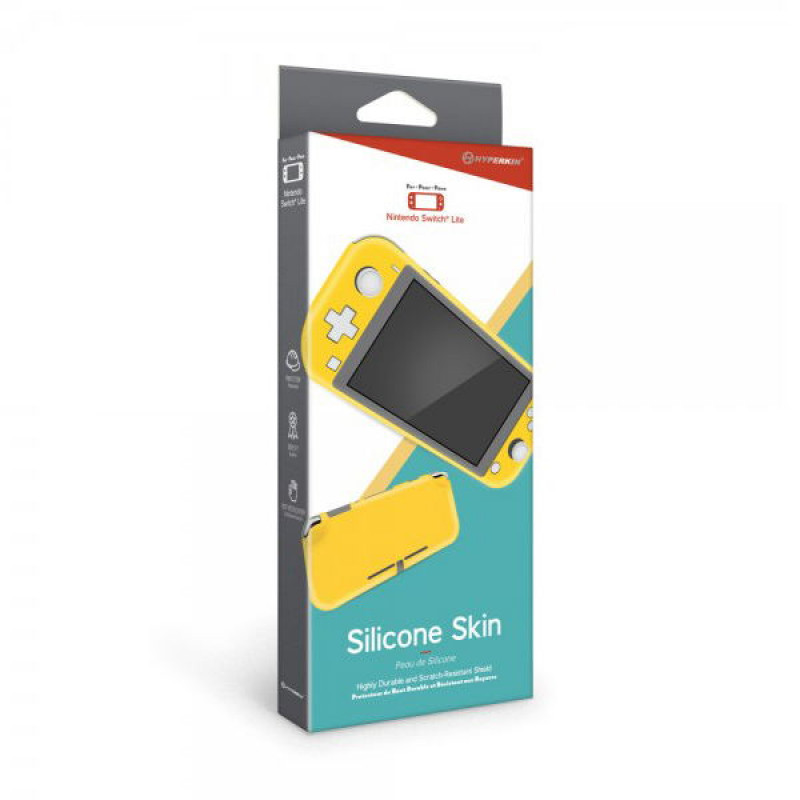 Silicone Skin Cover for Nintendo Switch Lite (Yellow)