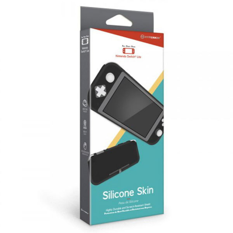 Silicone Skin Cover for Nintendo Switch Lite (Black)