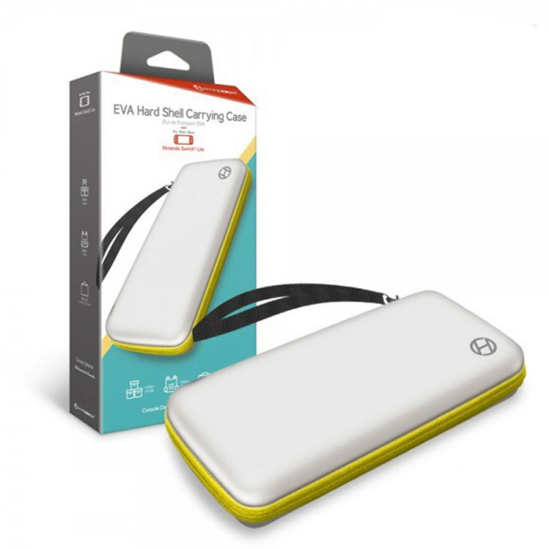 EVA Hard Shell Carrying Case for Nintendo Switch Lite (White x Yellow)