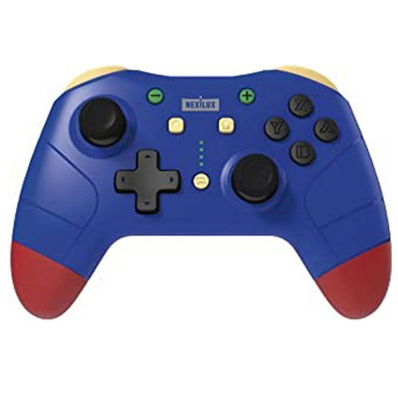 NEXiLUX Wireless Controller for Nintendo Switch (Blue x Red)