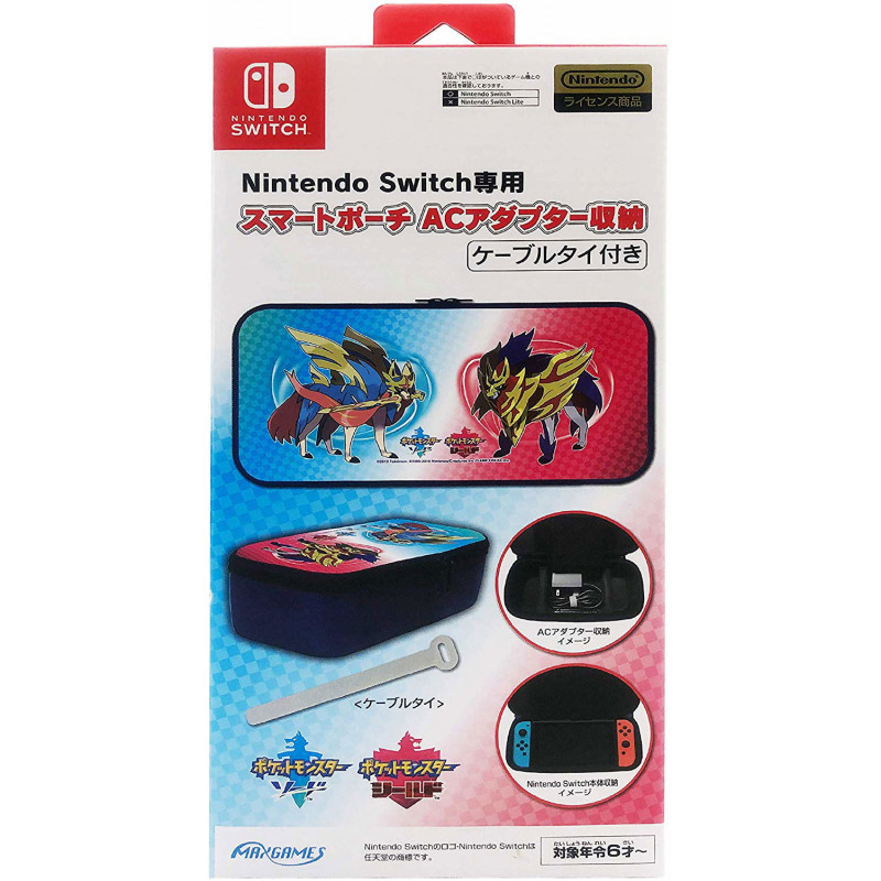 Smart Pouch and AC Adapter Storage for Nintendo Switch (Legendary Pokemon)