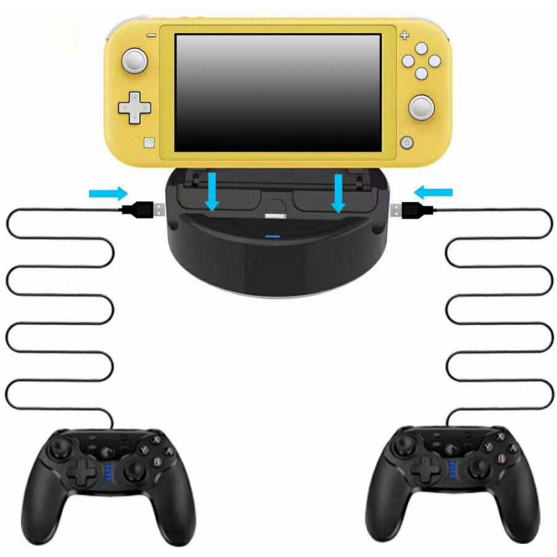 2 Port USB Charging Stand for Nintendo Switch Lite