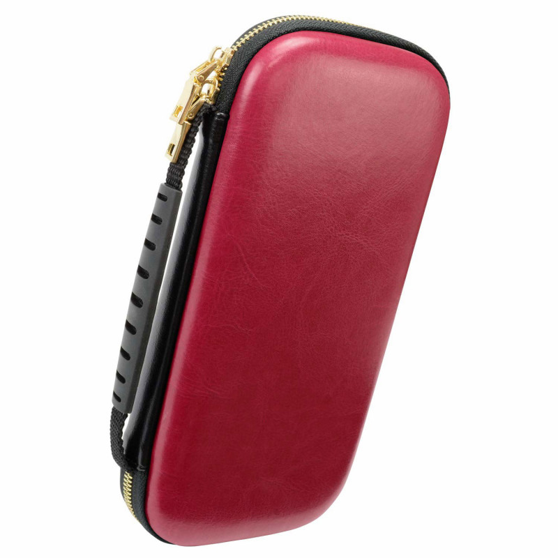 PU Leather Slim EVA Pouch for Nintendo Switch Lite (Bordeaux)