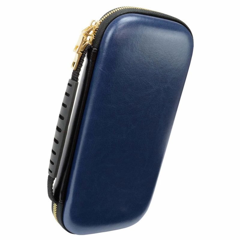 PU Leather Slim EVA Pouch for Nintendo Switch Lite (Navy)