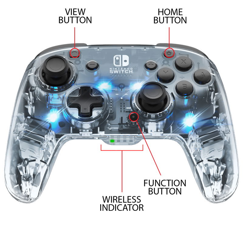 Afterglow Wireless Deluxe Controller For Nintendo Switch