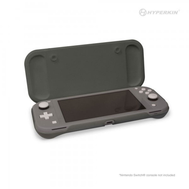 Foldable Case and Screen Protector Set for Nintendo Switch Lite (Gray)