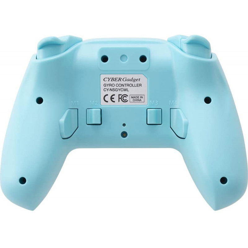 CYBER · Gyro Wireless Controller for Nintendo Switch (Cream x Light Blue)