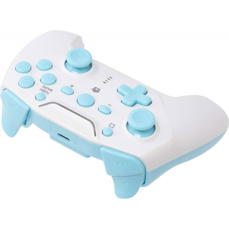 CYBER · Gyro Wireless Controller for Nintendo Switch (Cream x Light Blue)