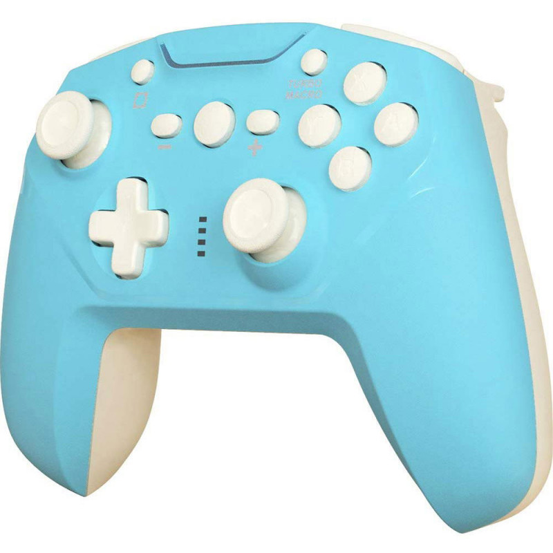 CYBER · Gyro Wireless Controller for Nintendo Switch (Light Blue x Cream)