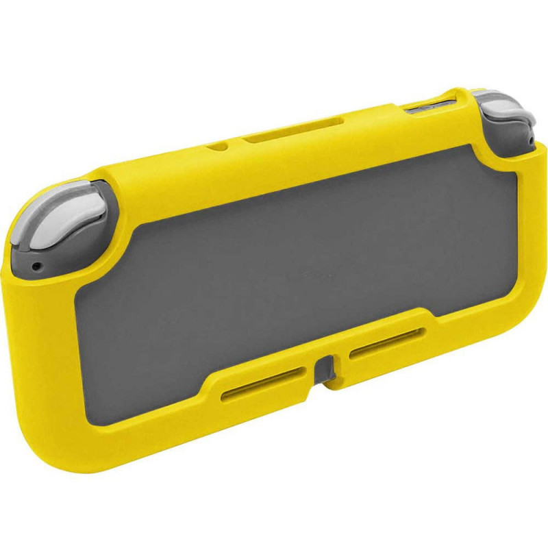 CYBER ? Magnet Bumper with Glass Panel for Nintendo Switch Lite (Yellow)