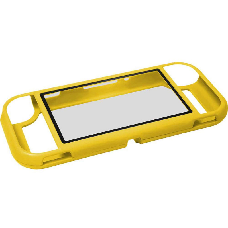 CYBER ? Magnet Bumper with Glass Panel for Nintendo Switch Lite (Yellow)