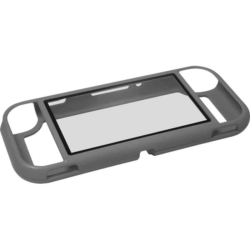 CYBER ? Magnet Bumper with Glass Panel for Nintendo Switch Lite (Gray)