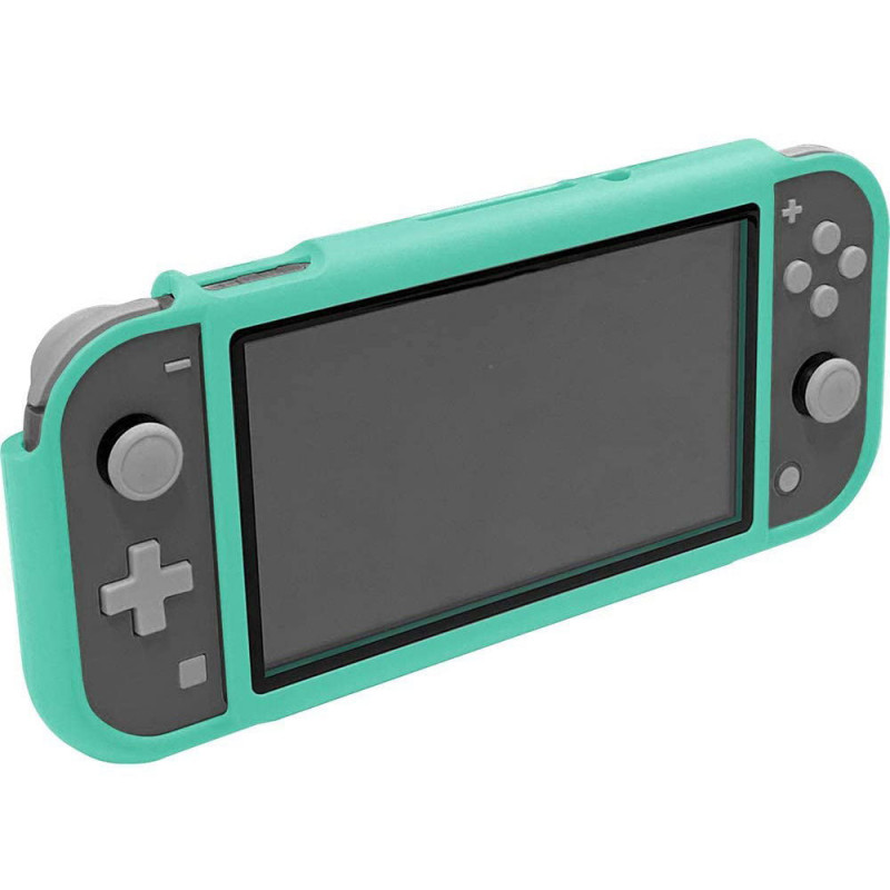 CYBER ? Magnet Bumper with Glass Panel for Nintendo Switch Lite (Turquoise)