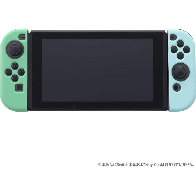 CYBER · Silicon Grip Cover for Nintendo Switch Joy-Con (Light Green x Light Blue)