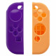 CYBER · Silicon Grip Cover for Nintendo Switch Joy-Con (Purple x Orange)