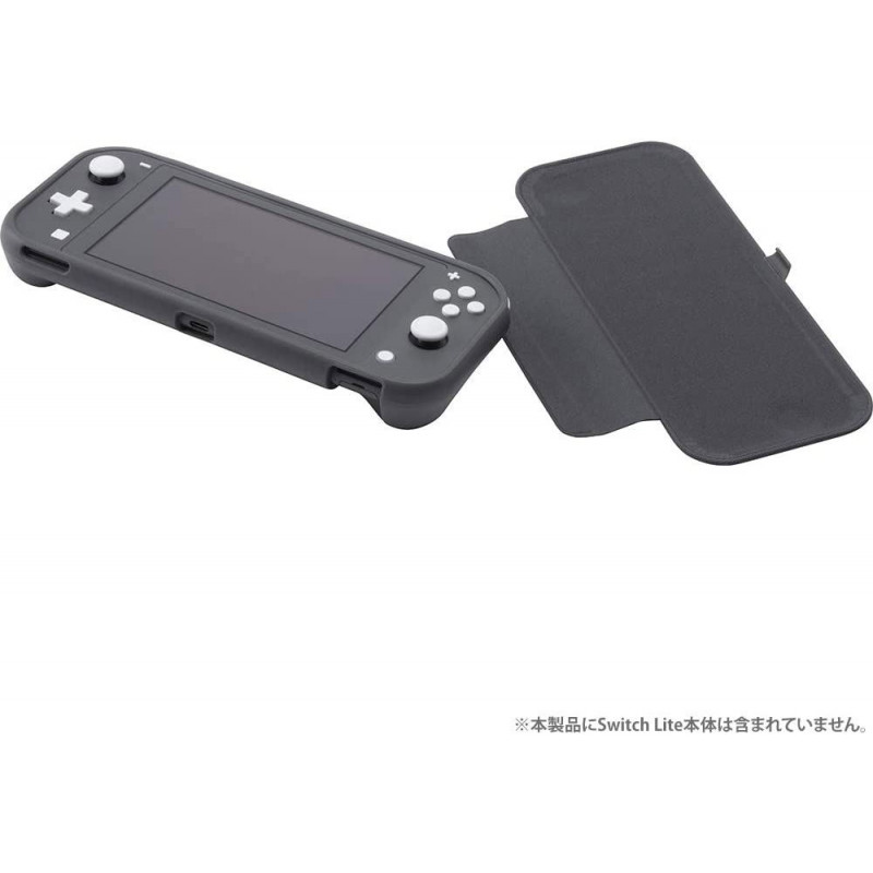 CYBER?Separate Flap Cover for Nintendo Switch Lite (Black)