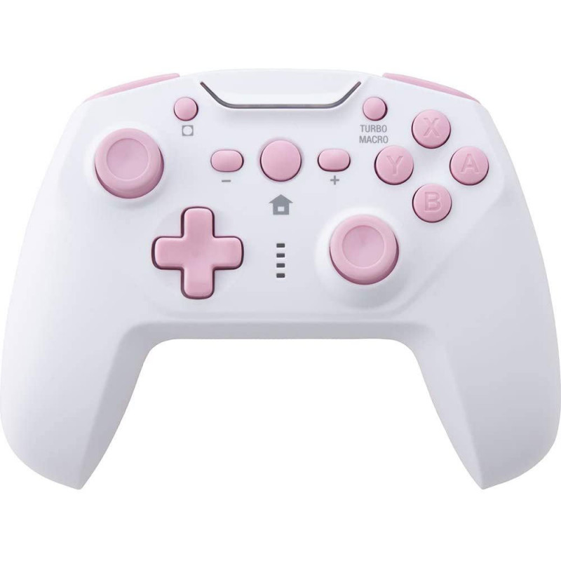 CYBER · Gyro Wireless Controller for Nintendo Switch (White x Pink)