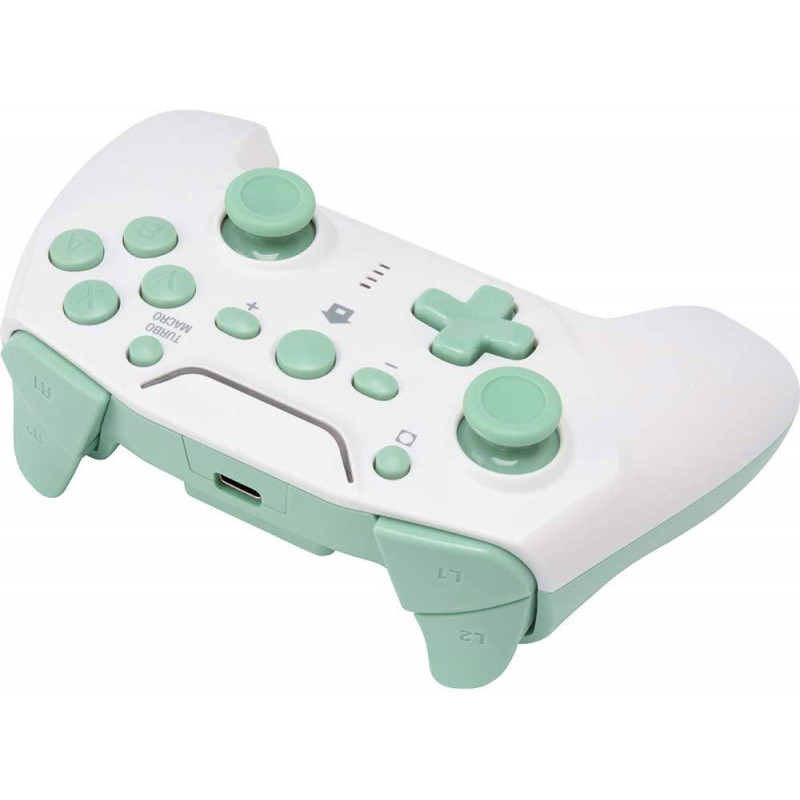 CYBER · Gyro Wireless Controller for Nintendo Switch (Cream x Light Green)