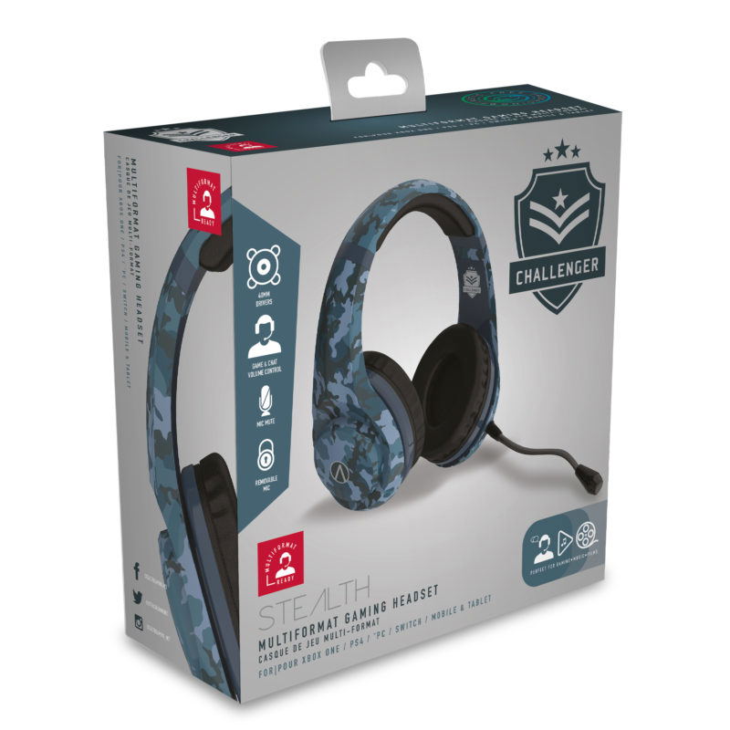 Stealth XP-Challenger Gaming Headset (Midnight Camouflage)