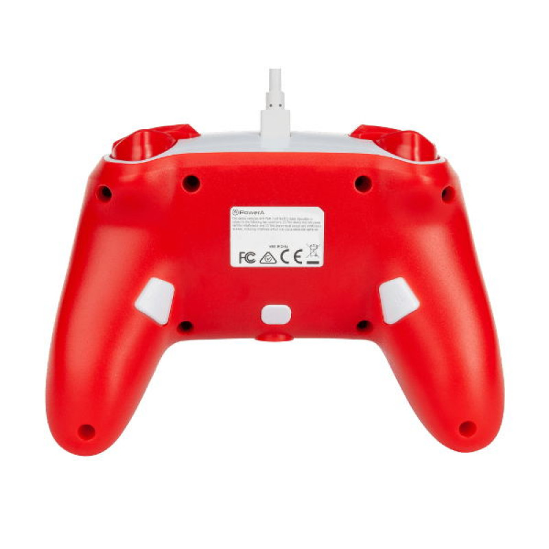 PowerA Enhanced Wired Controller for Nintendo Switch (Mario Red/White)