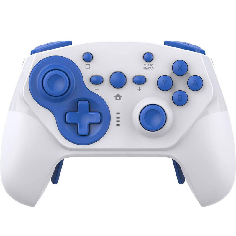 CYBER?Gyro Wireless Controller PRO for Nintendo Switch (White x Blue)