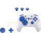 CYBER?Gyro Wireless Controller PRO for Nintendo Switch (White x Blue)