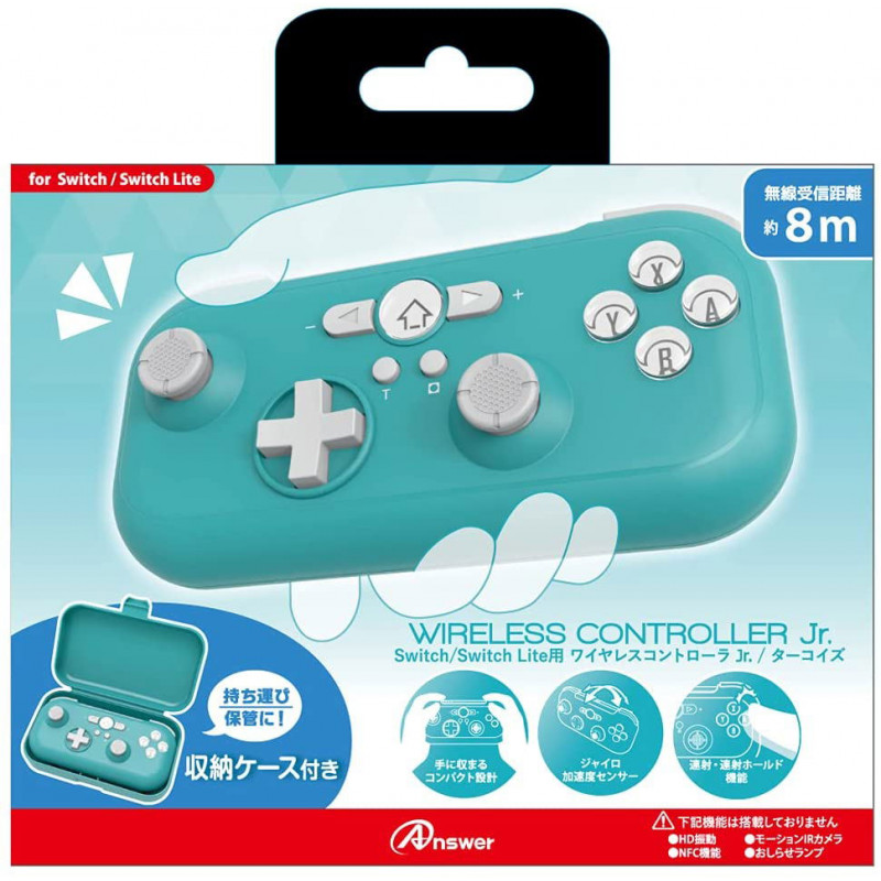 Wireless Controller Jr. for Nintendo Switch (Turquoise)