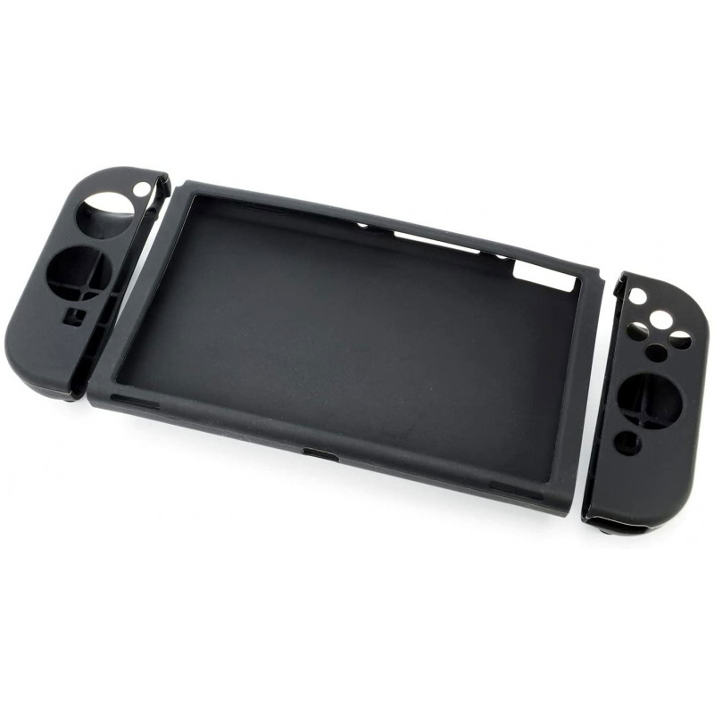 Silicon Grip Cover for Nintendo Switch OLED Model (Black)